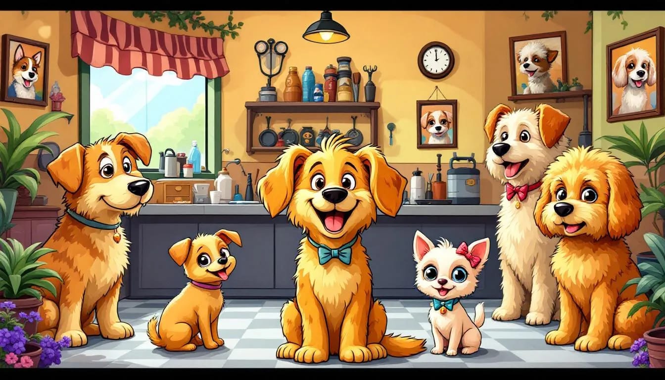 Special offers and package options for dog grooming services.