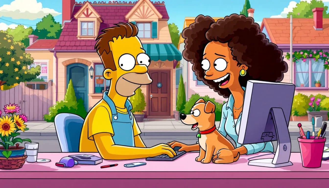 A dog owner booking a grooming appointment online.